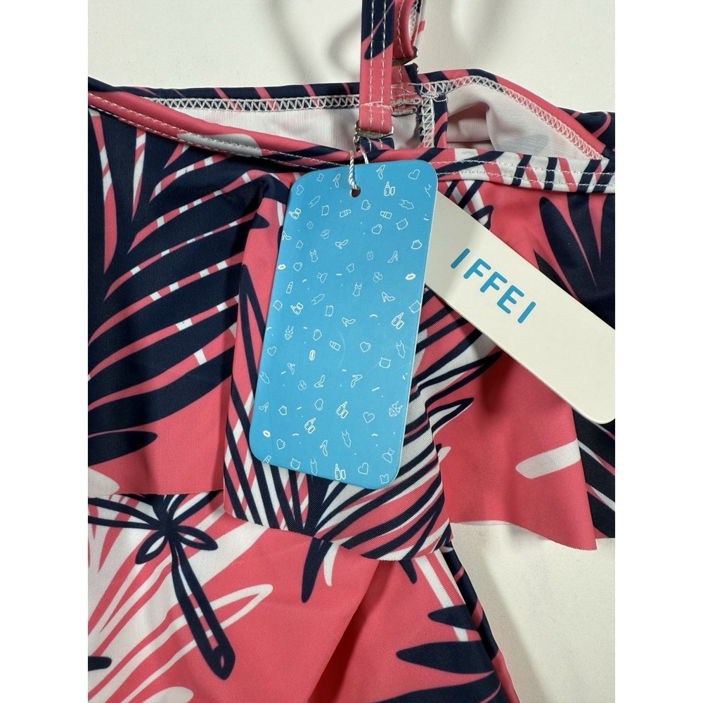 Girls' Peggy UPF 50 Beach Sport Off Shoulder One Piece Swimsuit 4-5 Y - Picture 2 of 4